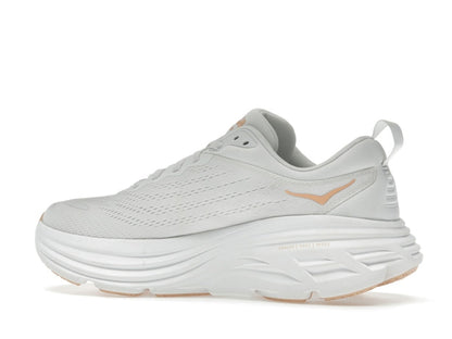 Hoka One One Bondi 8 White Cantaloupe (Women's)