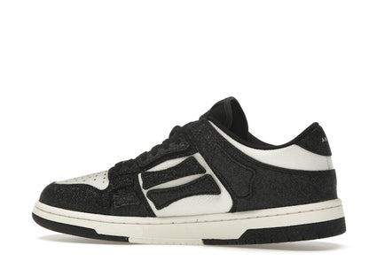 AMIRI Skel Top Low Shimmer Black White