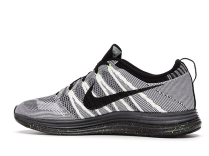 Nike Flyknit Lunar1+ White Black Volt