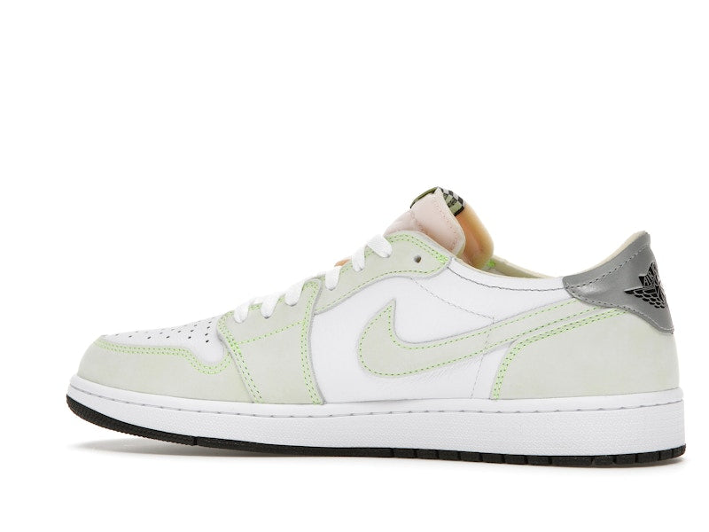 Jordan 1 Retro Low White Ghost Green Black