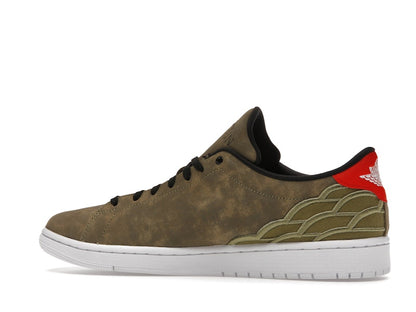 Jordan 1 Centre Court Oil Green