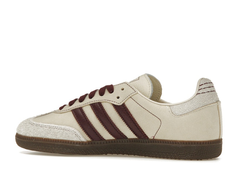 adidas Samba OG Wonder White Maroon (Women's)