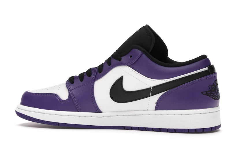 Jordan 1 Low Court Purple White