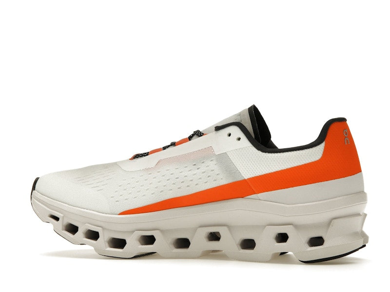 On Running Cloudmonster Undyed White Flame
