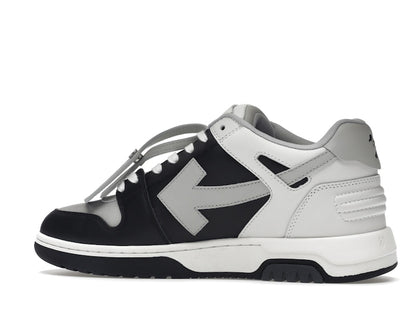 OFF-WHITE Out Of Office OOO Low Tops Light Grey Black