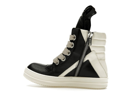 Rick Owens GeoBasket Oversized Eylet Black Milk