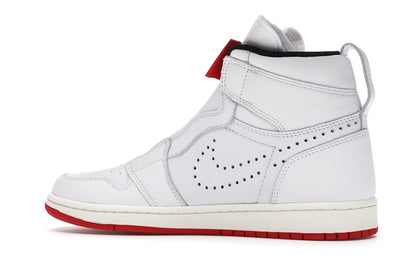 Jordan 1 Retro High Zip White University Red