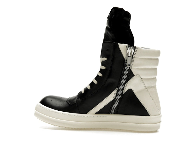 Rick Owens Strobe Geobasket High Black Milk