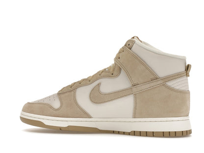 Nike Dunk High Tan Suede White