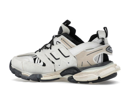 Balenciaga Track Worn Out In White Black