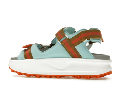 Gucci Colour Block Platform Sandal White Blue Orange (Women's)