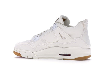 Jordan 4 Retro Levi's White (GS) (Blank Tag)
