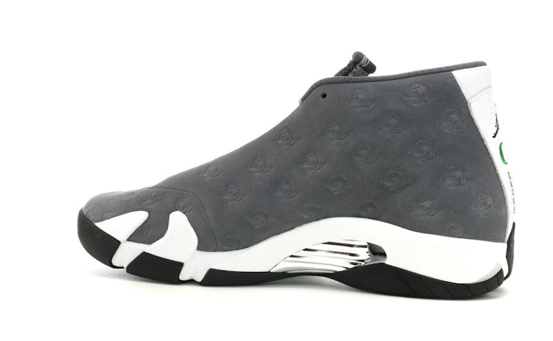 Jordan 14 Retro Oregon Ducks PE Grey