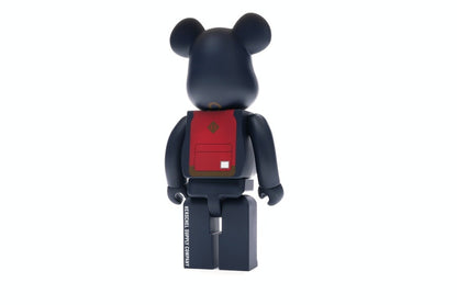 Bearbrick Medicom Herschel Peacoat 100% & 400% Set Navy
