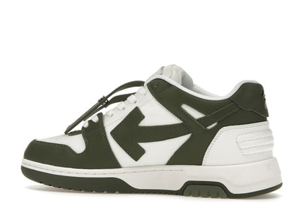 OFF-WHITE Out Of Office OOO Low Tops White Khaki
