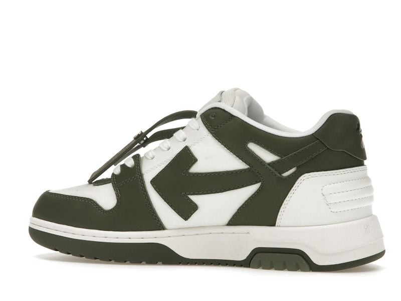 OFF-WHITE Out Of Office OOO Low Tops White Khaki