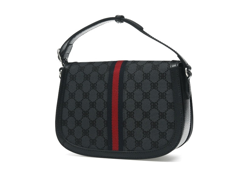 Gucci x Balenciaga The Hacker Project Medium Shoulder Bag Black