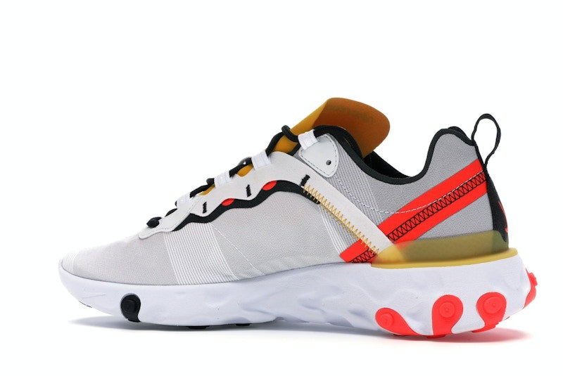 Nike React Element 55 White Black Crimson Gold