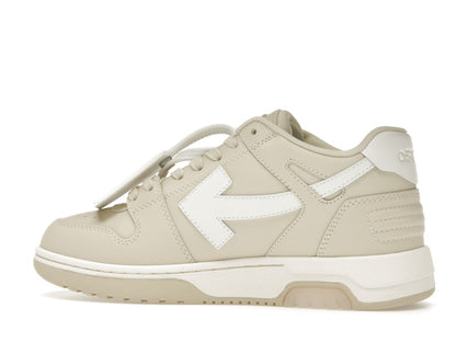 OFF-WHITE Out Of Office OOO Low Tops Angora White