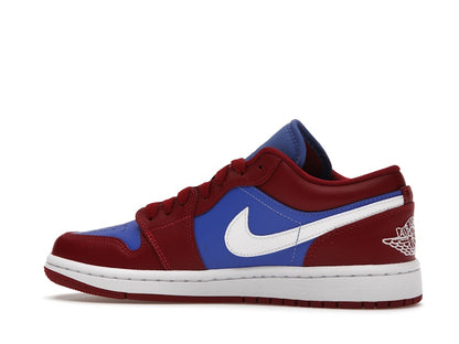 Jordan 1 Low Pomegranate Medium Blue (Women's)