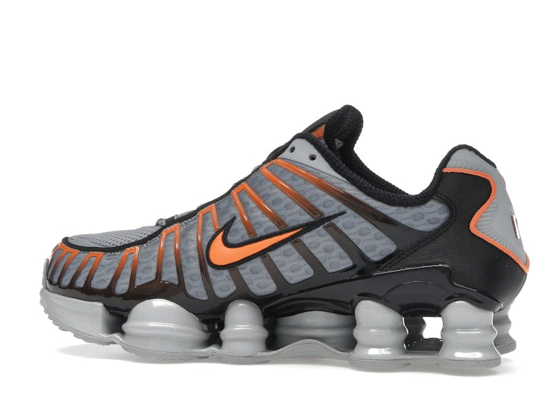 Nike Shox TL Light Smoke Grey Black Bright Mandarin