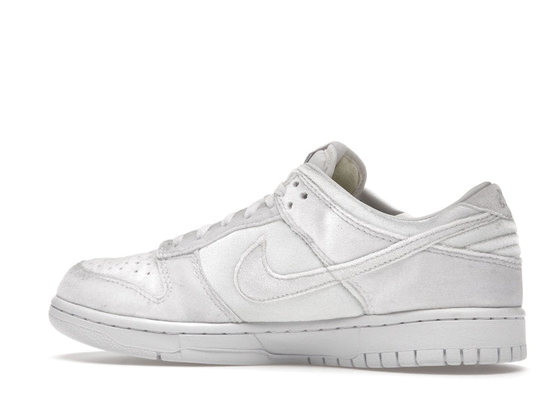 Nike Dunk Low Dover Street Market Triple White Velvet
