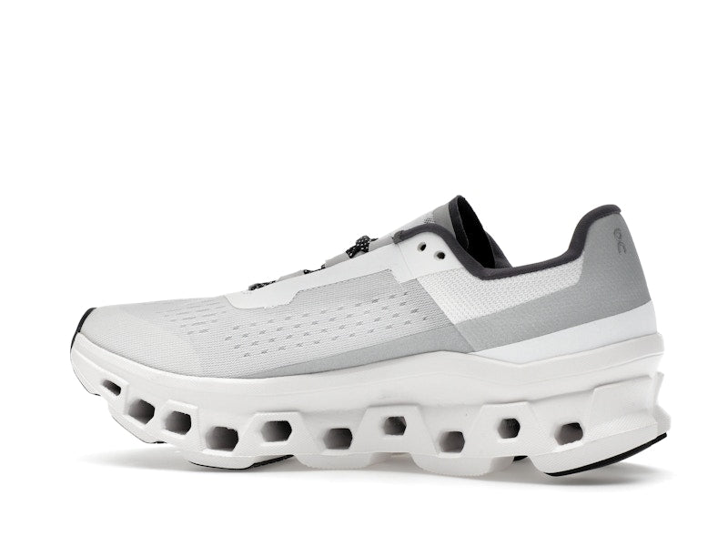 On Running Cloudmonster White Black (Women's)