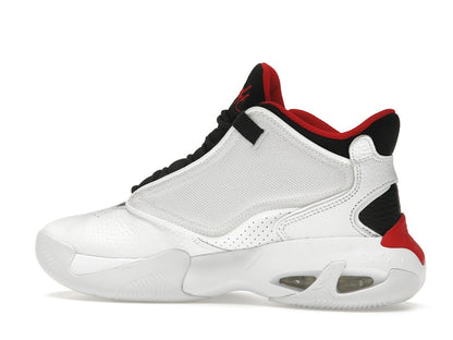Jordan Max Aura 4 White Black University Red