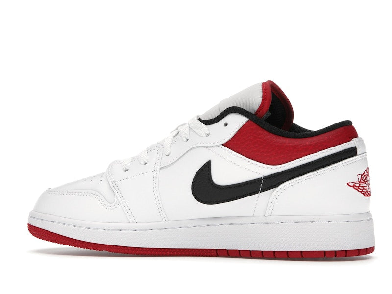 Jordan 1 Low White Gym Red (GS)