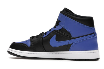 Jordan 1 Mid Hyper Royal Tumbled Leather