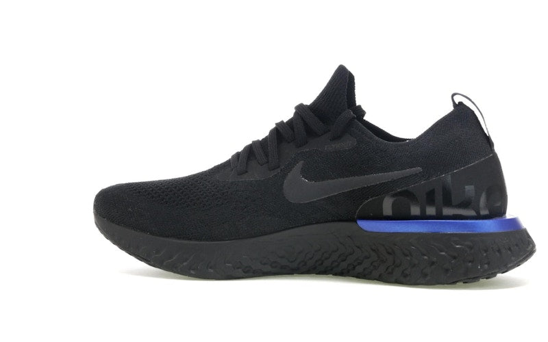 Nike Epic React Flyknit Black Racer Blue (Women's)