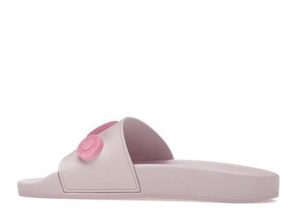 Burberry Logo Graphic Rubber Slide Pale Candy Pink (Women's)