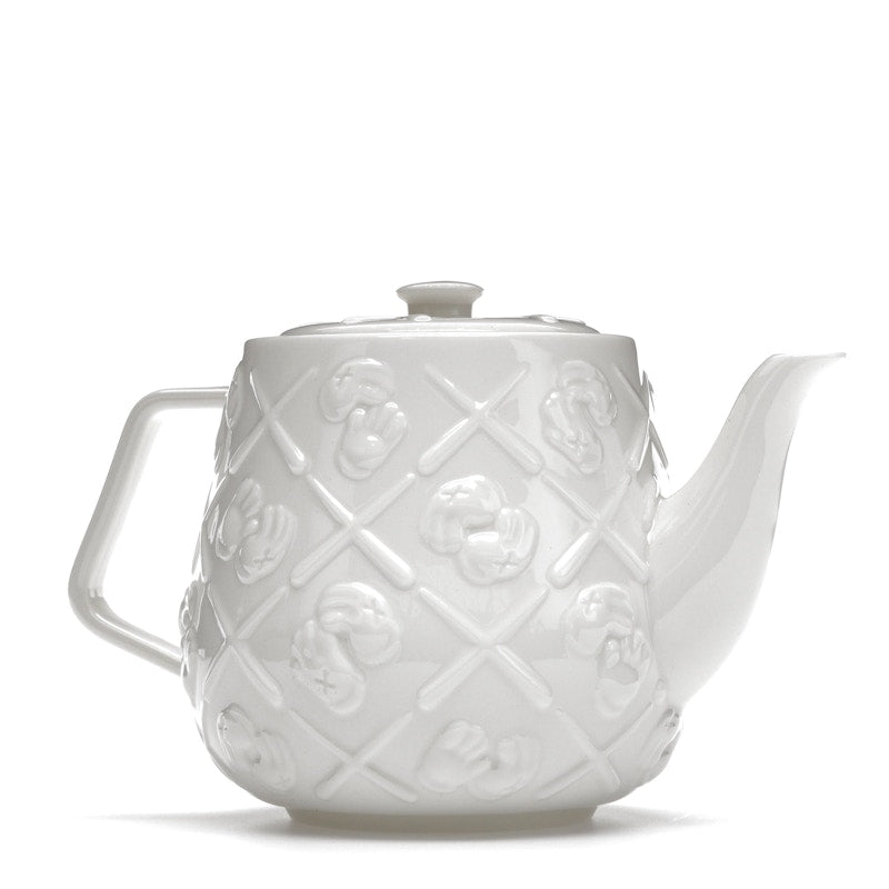 KAWS Ceramic Teapot White