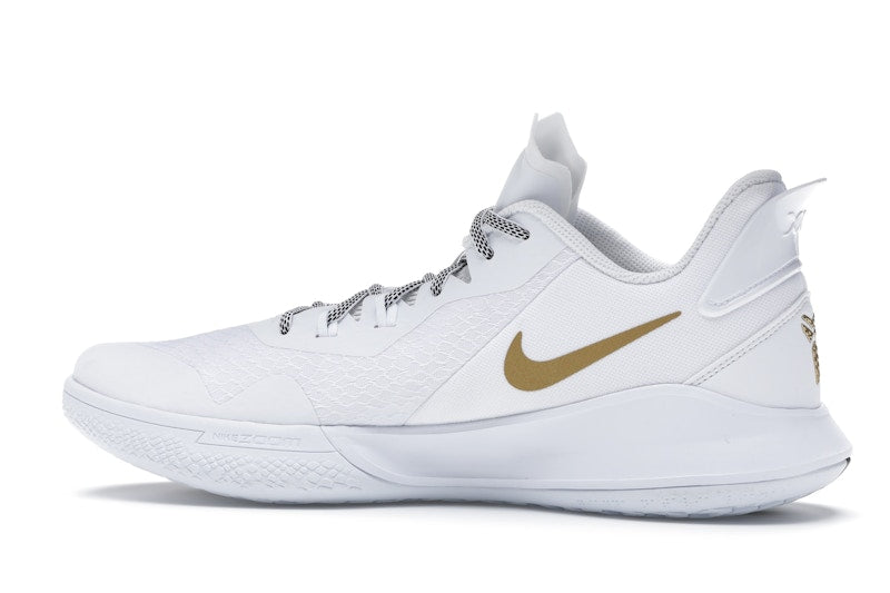 Nike Mamba Fury White Metallic Gold