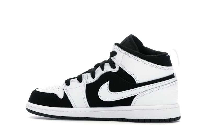 Jordan 1 Mid White Black (PS)