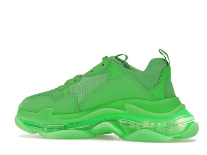 Balenciaga Triple S Clear Sole Bright Green