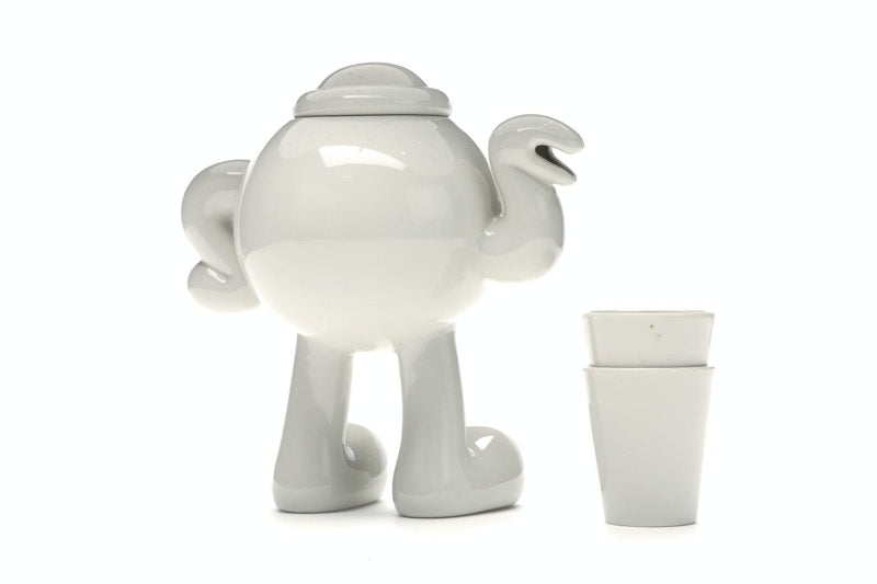 James Jarvis Glazed Porcelain Teapot White