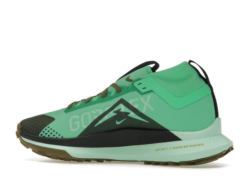 Nike React Pegasus Trail 4 Gore-Tex Spring Green Olive Flak Mint Foam Black