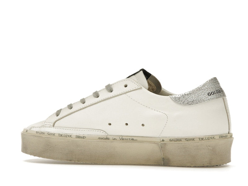 Golden Goose Hi Star White Silver (Women's)