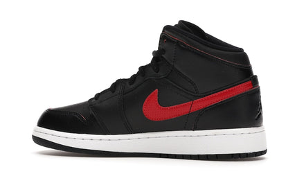 Jordan 1 Retro Mid Black Gym Red (GS)