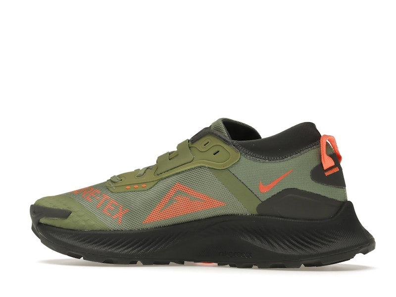 Nike Pegasus Trail 3 Gore-Tex Oil Green Iron Grey Total Orange
