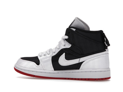 Jordan 1 Mid SE Utility Canvas White Black Gym Red (Women's)