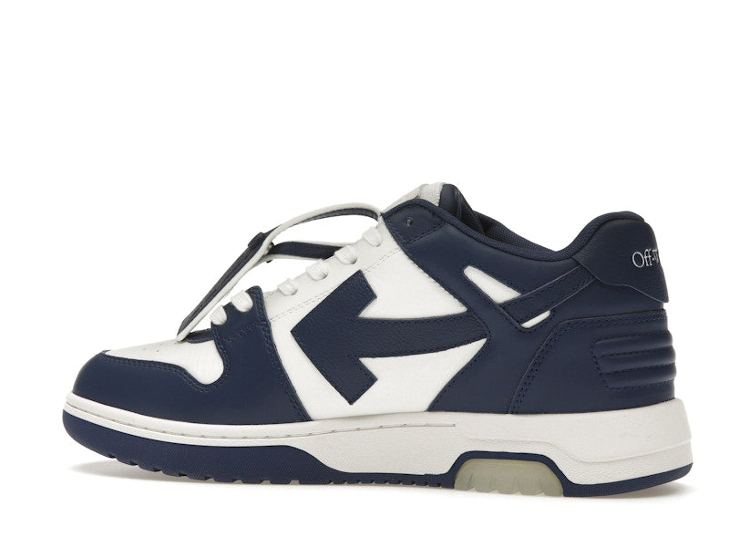 OFF-WHITE Out Of Office OOO Low Tops White Royal Blue