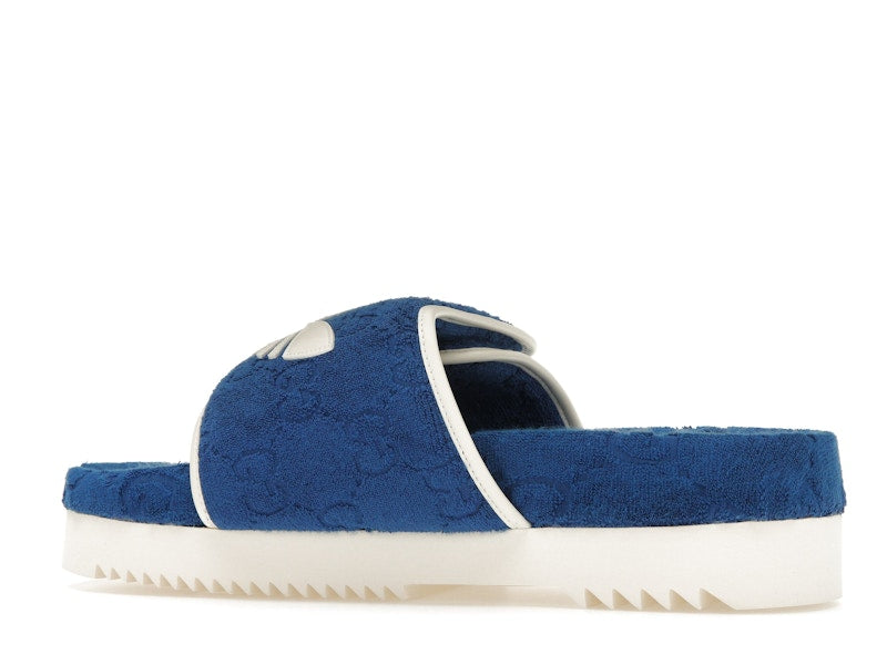 adidas x Gucci GG Platform Sandal Blue