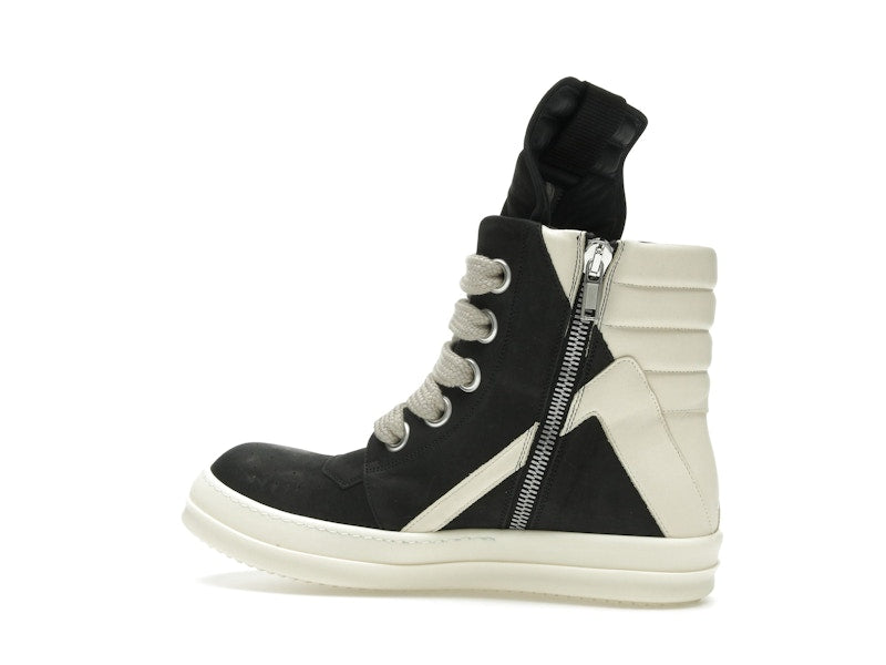 Rick Owens Geobasket Jumbo Lace High Black Milk (Women's)