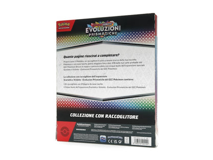 Pokémon Scarlet & Violet Prismastic Evolution Binder Collection (Italian)