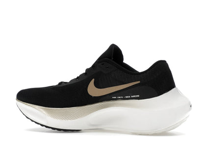 Nike Zoom Fly 5 Black Metallic Gold Grain