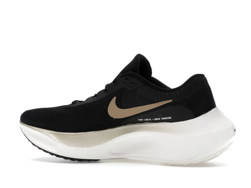 Nike Zoom Fly 5 Black Metallic Gold Grain