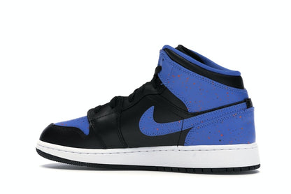 Jordan 1 Mid Royal Paint Splatter (GS)