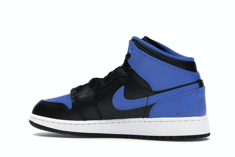 Jordan 1 Mid Royal Paint Splatter (GS)